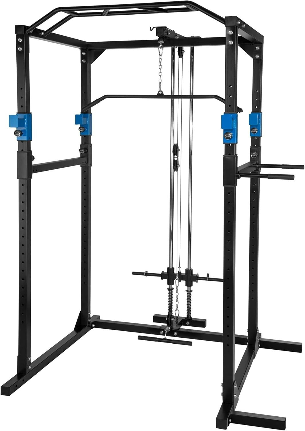 Full-Body Power Station 136x142.5x215cm – Pull-Up, Pull-Down & Dip Rack