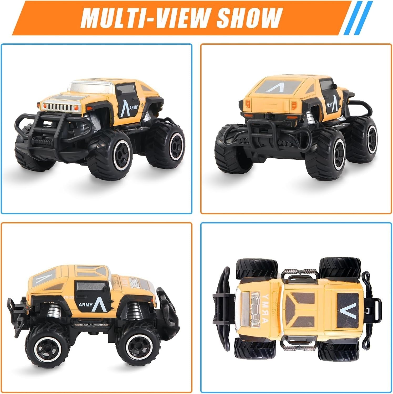 Off-Road RC Car, 4-Channel Racing Toy for Kids Ages 3–8