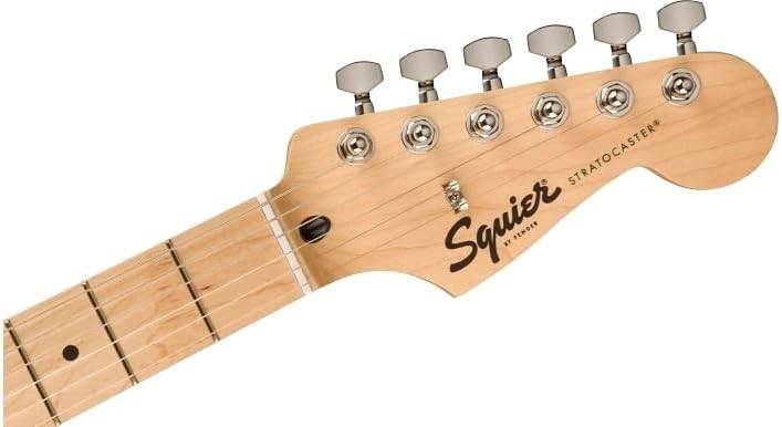 Electric Guitar Maple Fingerboard Solid Body Coral Finish