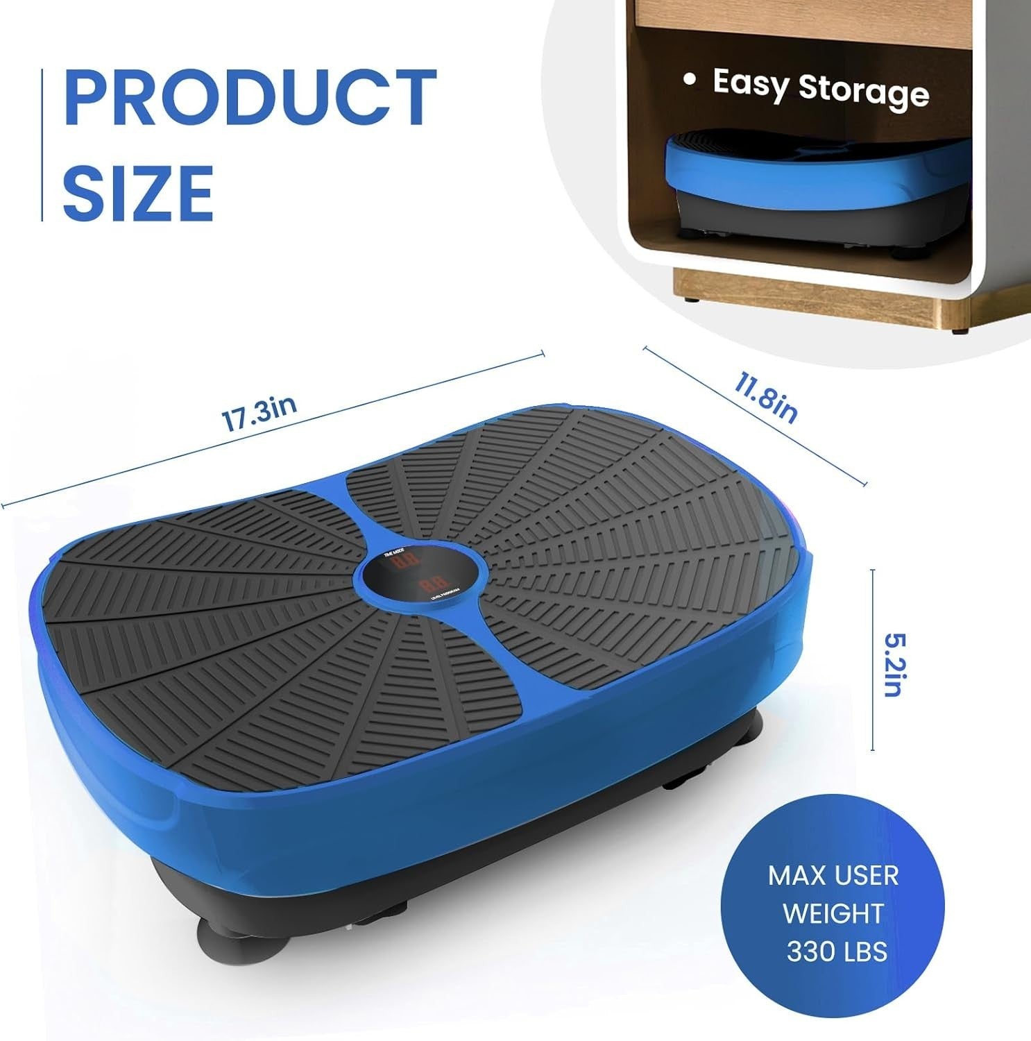 Vibration Plate Exercise Machine 99 Speeds Pain Relief Home Use