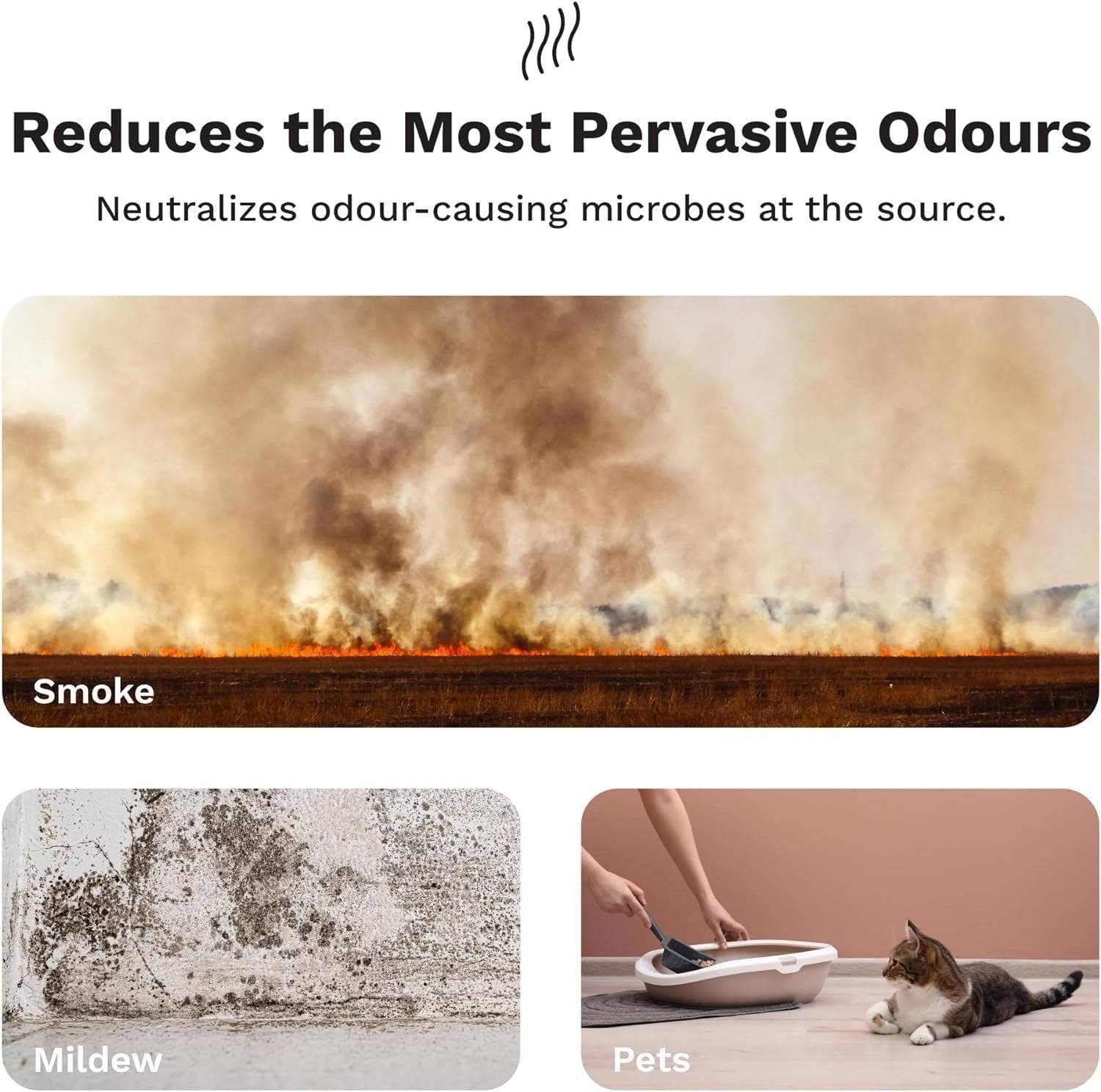 HEPA H13 Air Purifier Hydrating HOCl Large Room Quiet WiFi