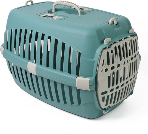 Cat Carrier Box for Travel – Secure Dual Door Crate for Cats & Small Dogs