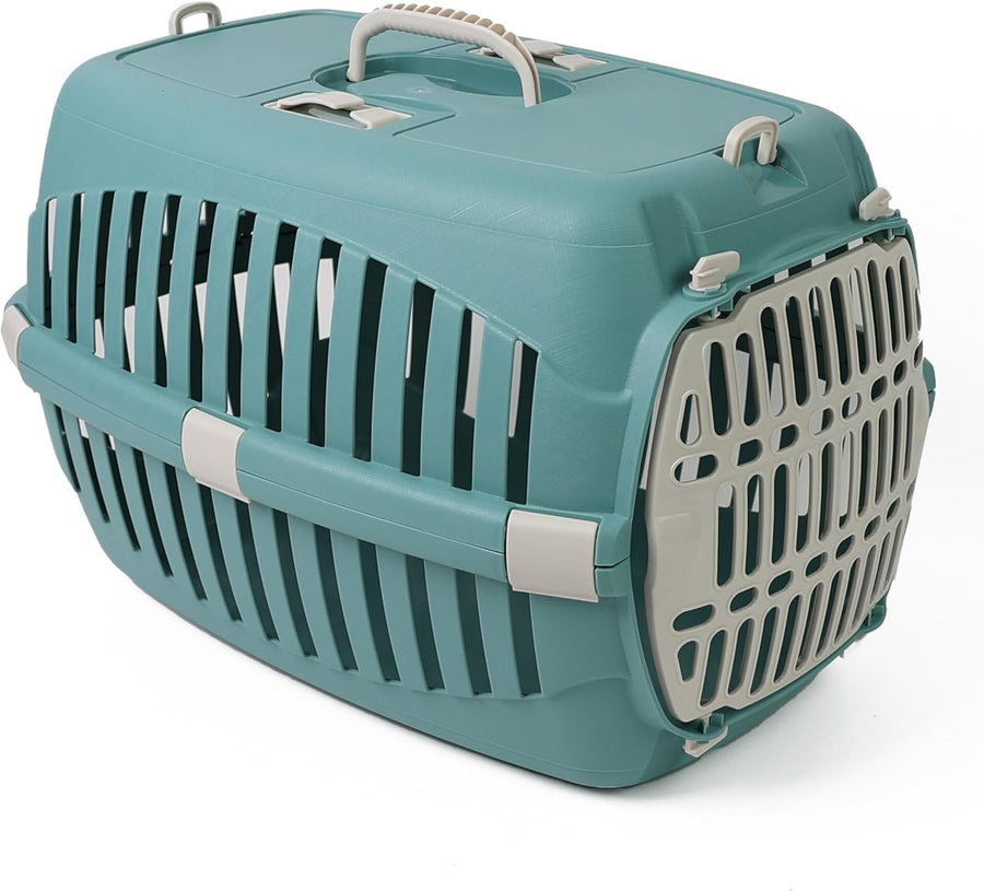 Cat Carrier Box for Travel – Secure Dual Door Crate for Cats & Small Dogs