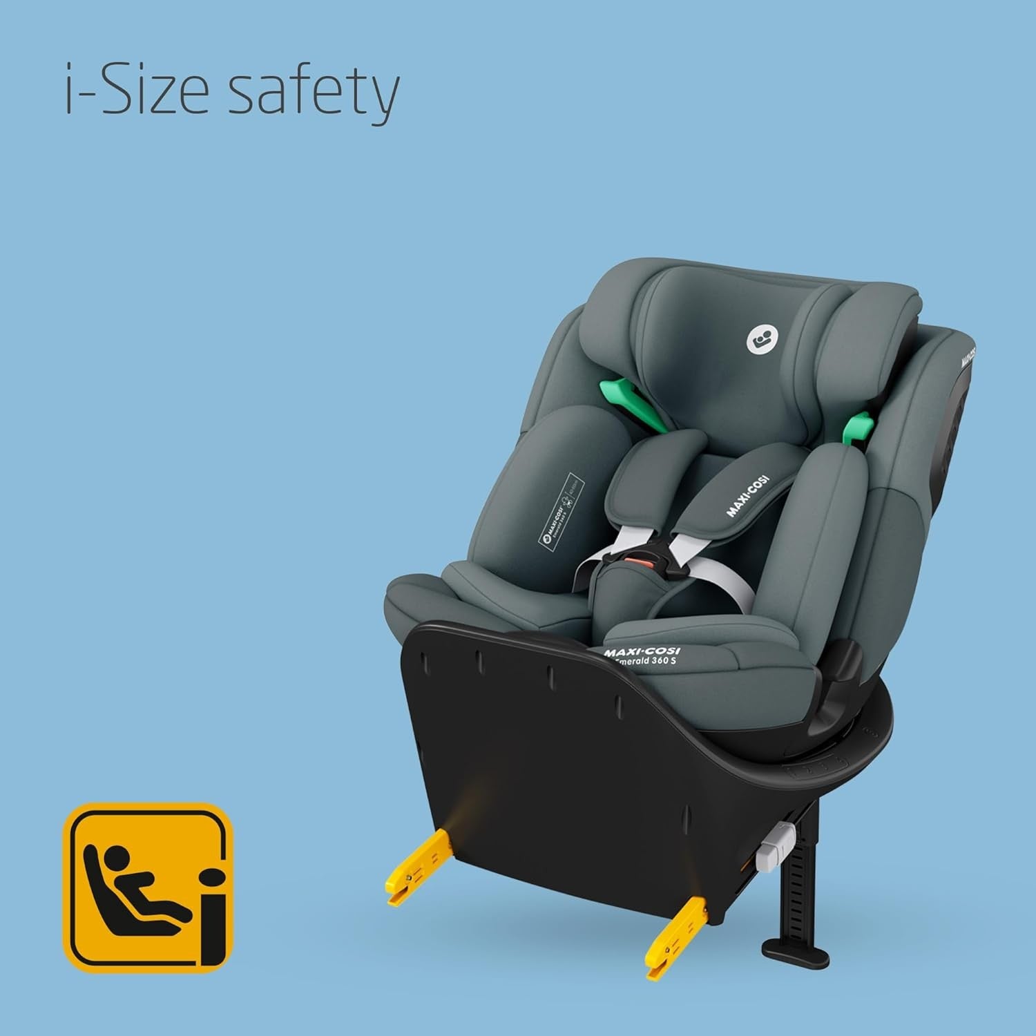 360° Swivel Baby Car Seat i-Size ISOFIX 0–12 Years Rear Forward Facing