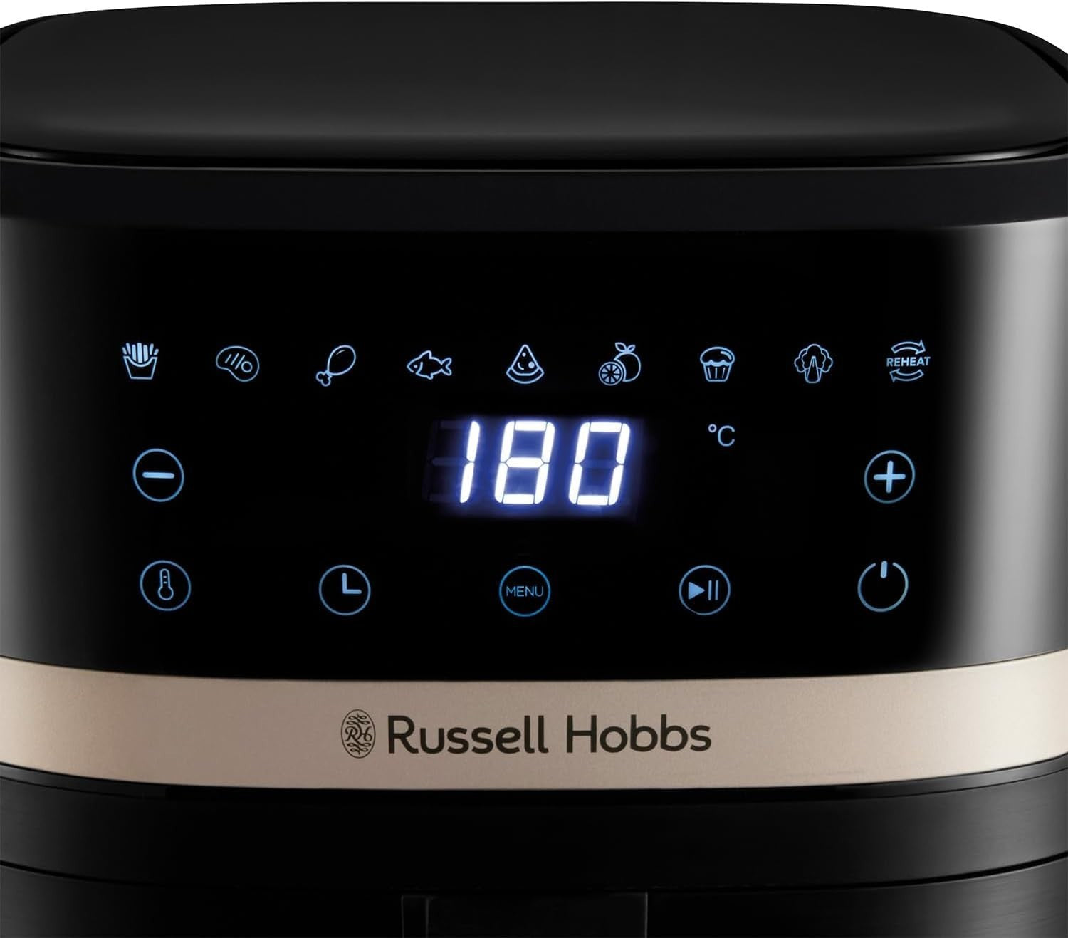 4.3L Digital Air Fryer 1300W 9 Programs Oil-Free Rapid Cook Roast Grill Bake