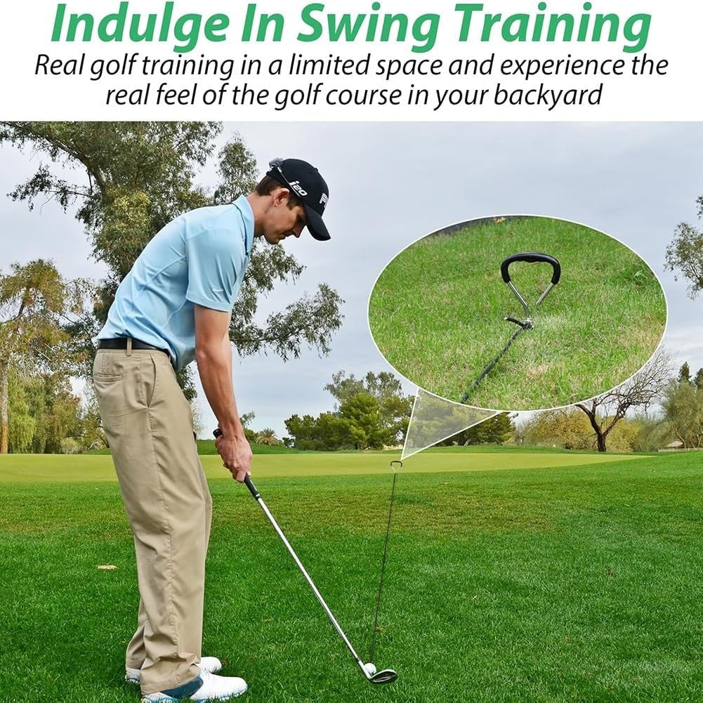 Golf Swing Trainer Ball on Rope Set Rhythm Practice Aid