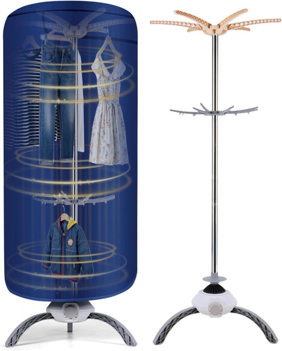 Electric Clothes Dryer 900W 2 Tier Heated Airer 12kg Portable Indoor