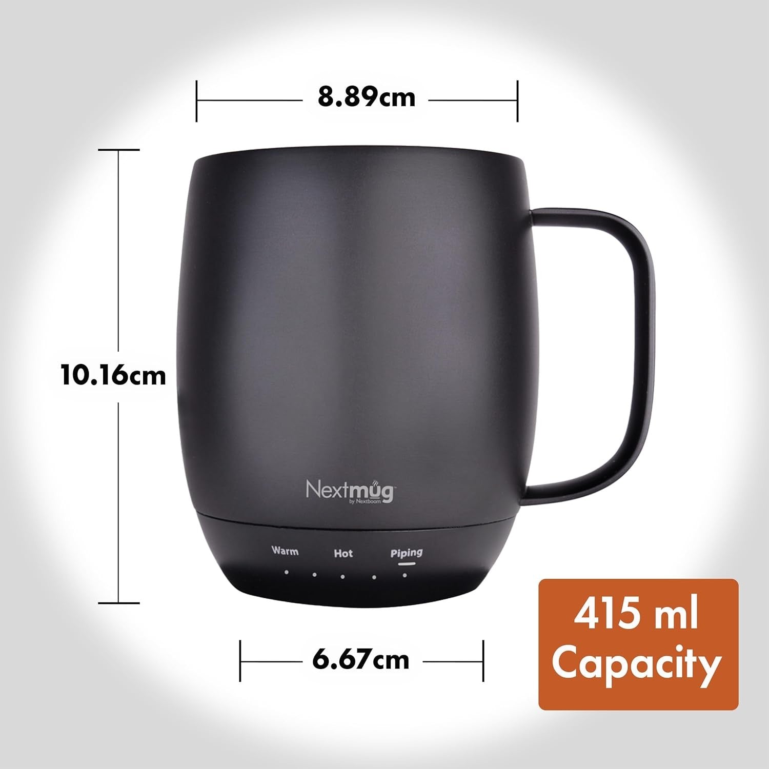 Self Heating Coffee Mug 415ml Temperature Control Charging Base