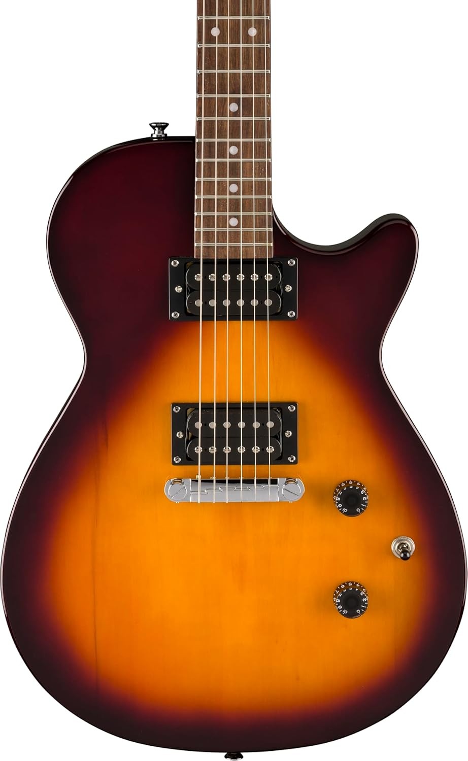 Electric Guitar HH Poplar Body Laurel Fingerboard Duo Tone Burst