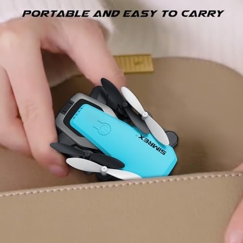 720P HD Foldable Mini Drone with Altitude Hold & 3D Flip (2 Batteries)