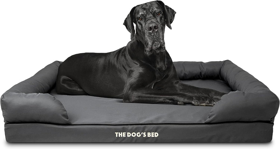 XXL Orthopedic Memory Foam Dog Bed Washable Bolster