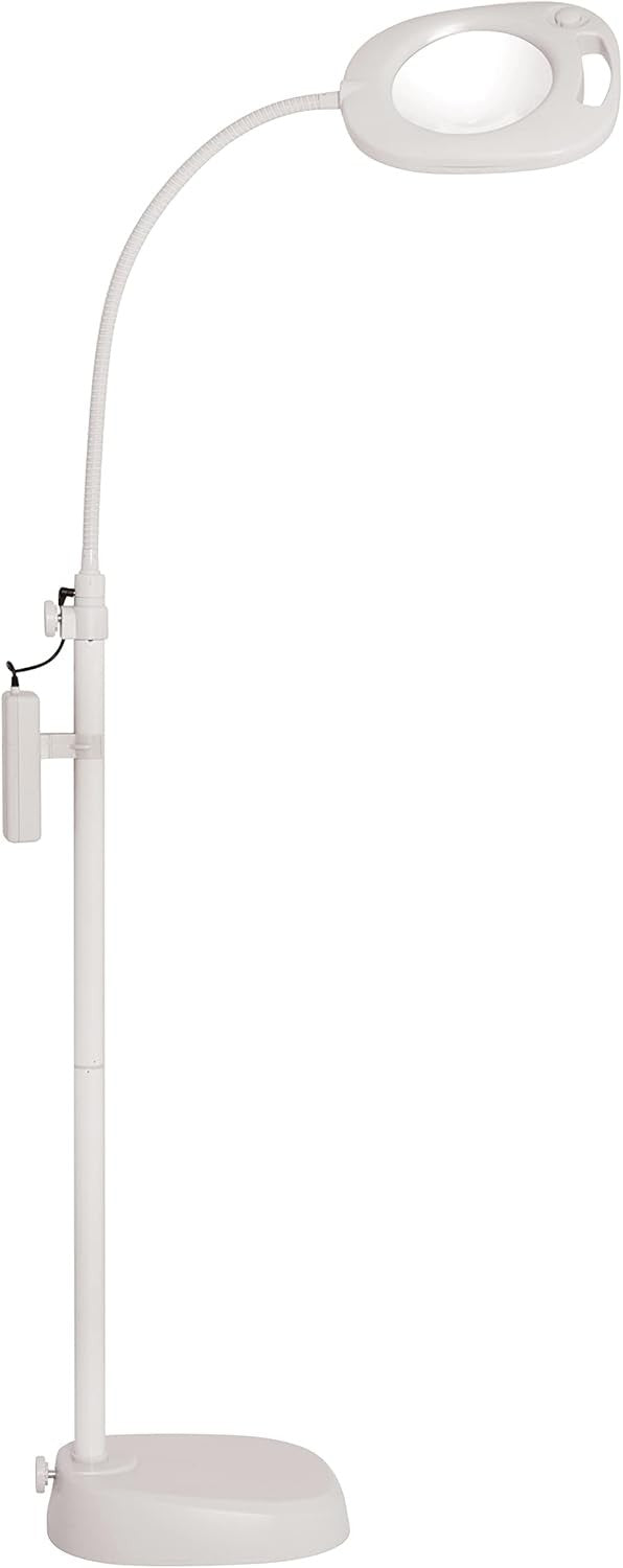Magnifying LED Floor Lamp 3in1 Natural Daylight Sewing Craft Reading Light