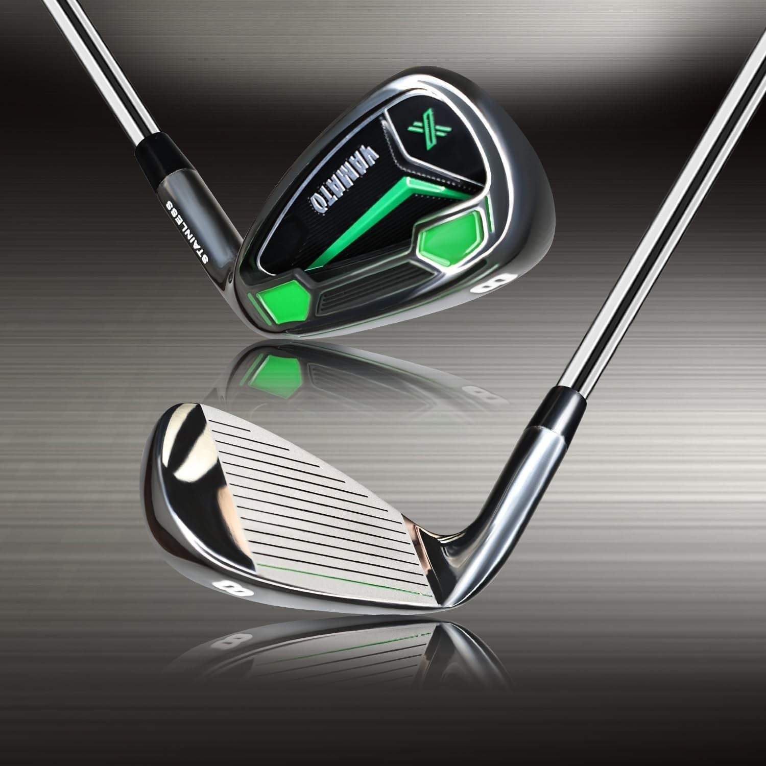 Mens Right Hand Golf Iron Set 5-PW Stiff Steel Shaft Precision Control