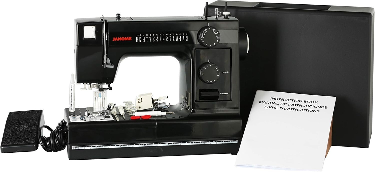 Heavy Duty Sewing Machine 14 Stitches Auto Threader Metal Frame