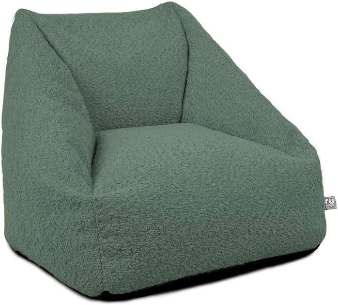 Moss Kids Boucle Bean Bag Chair Armchair Seat – Washable, Safe & Cosy