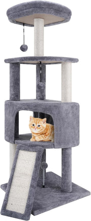 Cat Tree Scratching Post Indoor Multi Level Climbing Tower Condo Play Centre