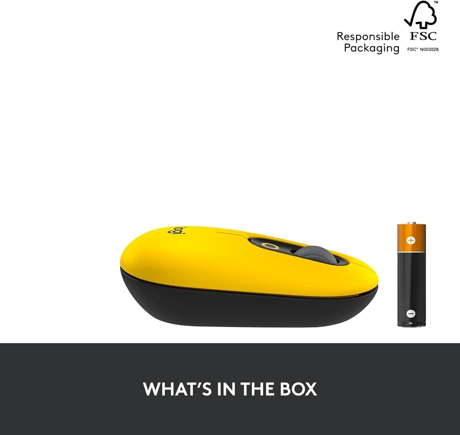 Compact Wireless Bluetooth Mouse Silent Click Emoji Button
