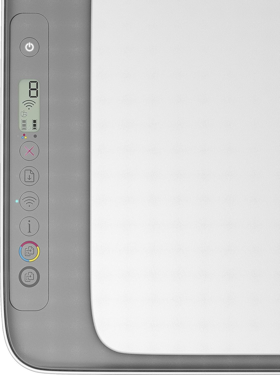 Silver White A4 Colour Inkjet All In One Printer Wireless 20ppm