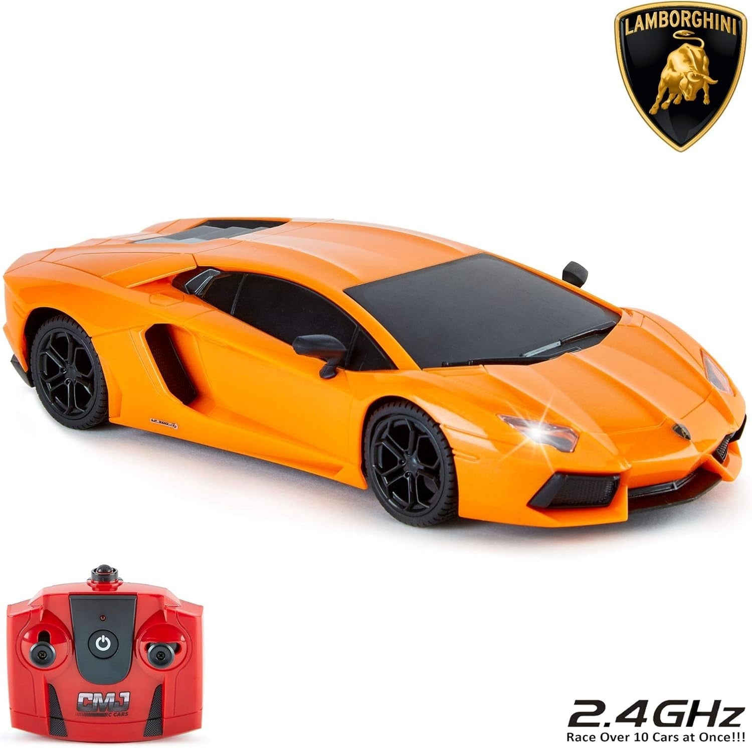 5x 1:24 RC Lamborghini Aventador Cars Licensed 2.4GHz Remote Control Toy with Li