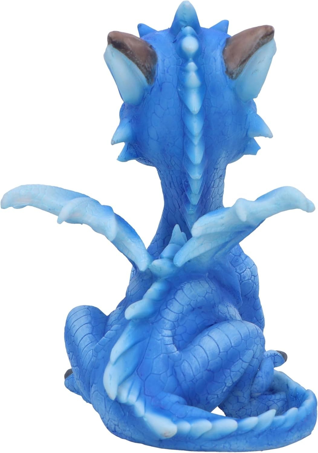 Blue Ice Dragon Figurine 12.3cm | Baby Dragon Ornament Gift | Resin Hand-Painted