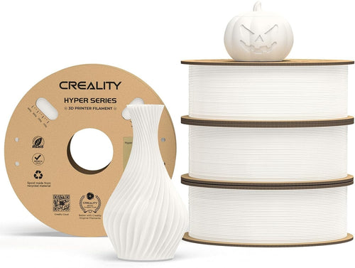 Hyper PLA Filament White 4KG High Speed 600mm/s 1.75mm ±0.03mm