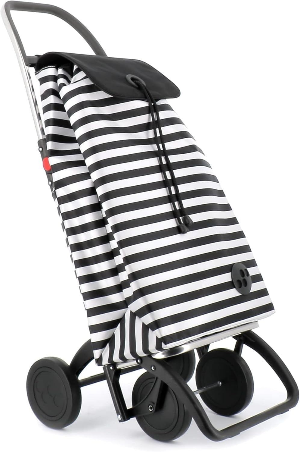 4 Wheel Folding Shopping Trolley Lightweight Aluminium Frame Large Bag