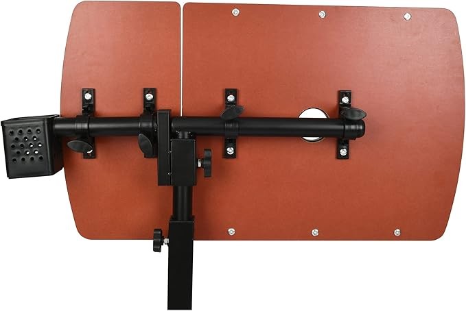 Overbed Laptop Table Adjustable Tilt Rolling Desk with Wheels Bed Sofa