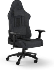 Relaxed Gaming Chair – Fabric Adjustable Seat Grey & Black