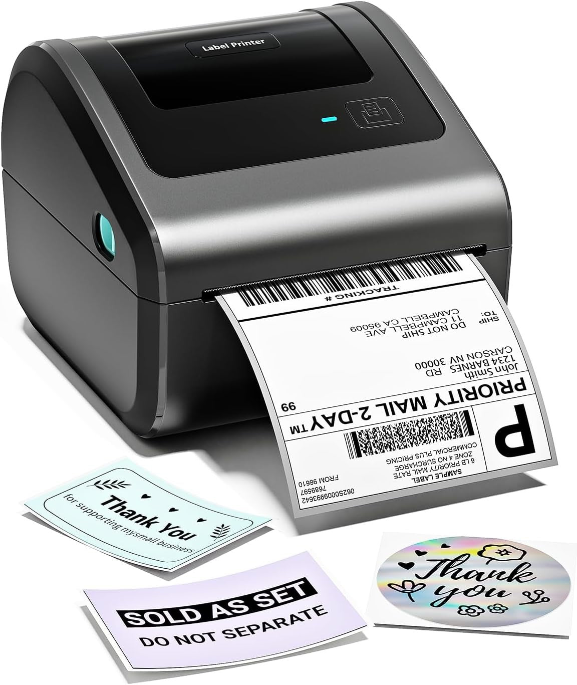 4x6 Thermal Label Printer – Bluetooth Shipping Label Machine