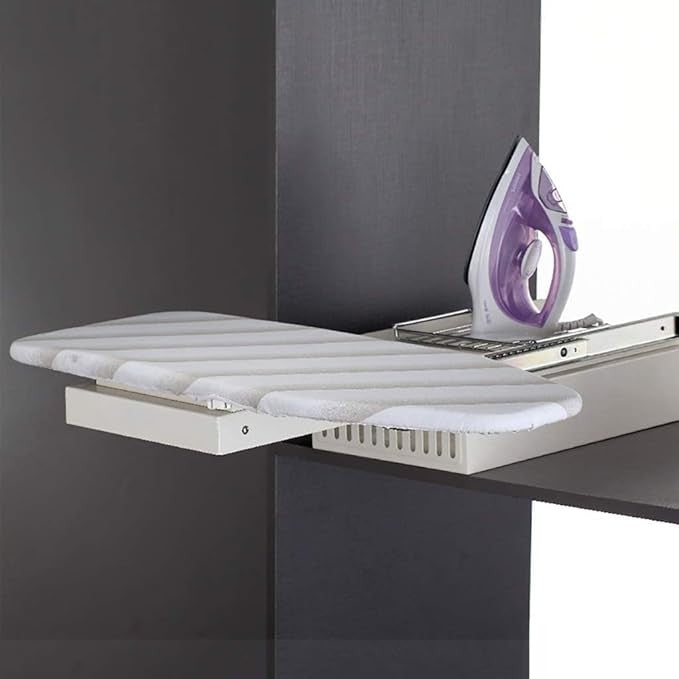 Pull Out Ironing Board 180° Rotatable Fold Away Drawer Space Saver