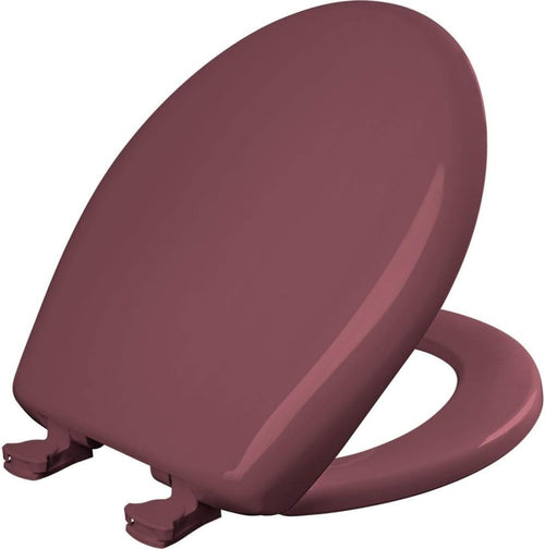 Round Toilet Seat Raspberry Soft Close Durable Plastic Easy Remove