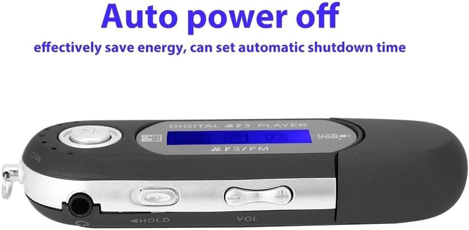 32GB USB MP3 Player with FM Radio LCD Display Earphones
