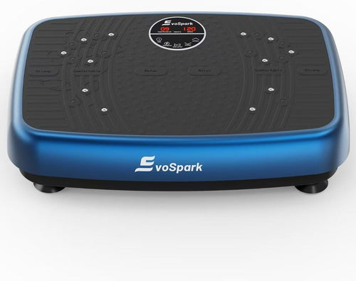 Blue Quiet Vibration Plate Exercise Machine Whole Body Workout 2025