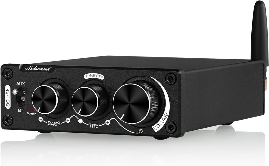 Mini HiFi Stereo Amplifier Bluetooth 5.0 200W Power Bass Treble Control