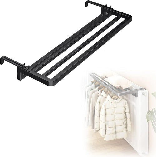 Adjustable Indoor Radiator Clothes Drying Rack – Portable, Space-Saving, Rust-Re