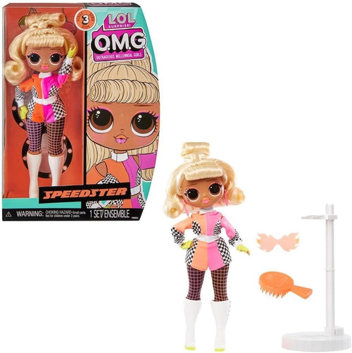 Fashion Doll Racer Outfit Accessories Stand Collectible Toy