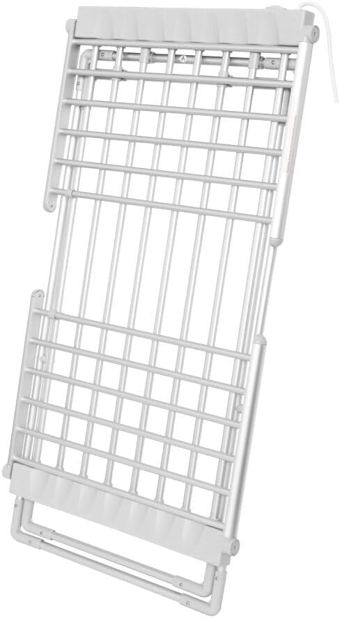 Heated Clothes Airer Dryer 20 Bar Foldable Electric Laundry Rack 15kg