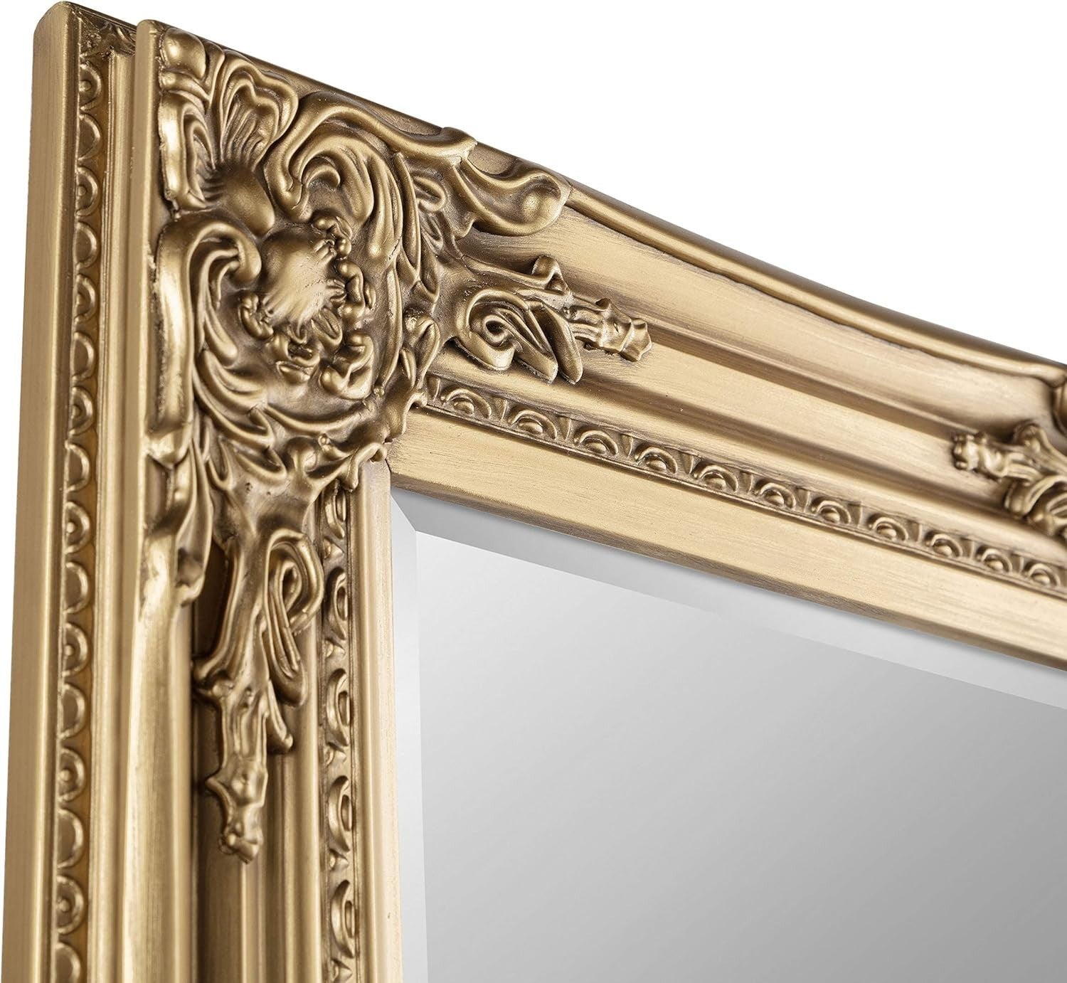 Gold Full Length Wall Mirror 130x40cm – Vintage Frame for Hallway & Bedroom