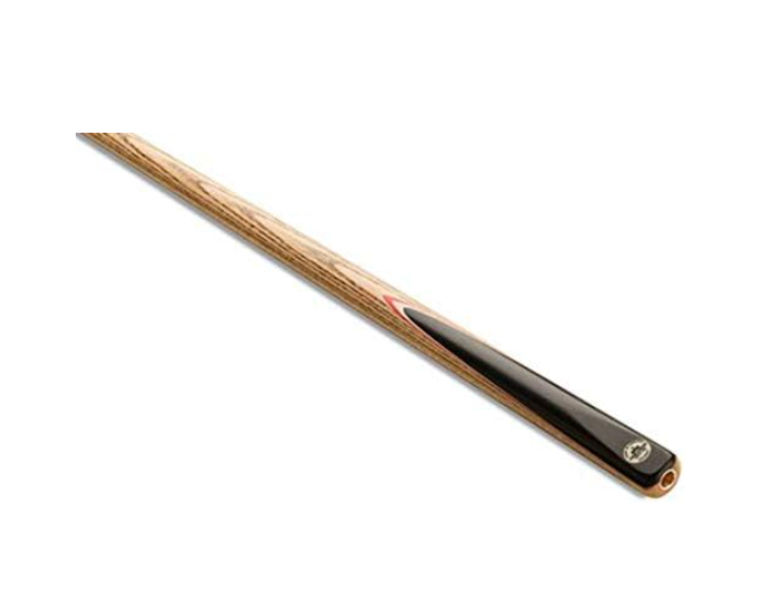 58” Full Size Snooker Cue 2 Piece Ash Shaft Ebony Splice 10mm Tip