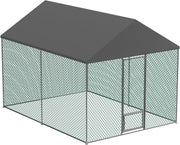 Large Walk In Chicken Coop 4x3x2.7m Metal Run UV Cover Pen