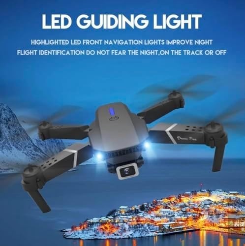 4K Dual Camera Foldable Drone WiFi RC Quadcopter Auto Return Altitude Hold