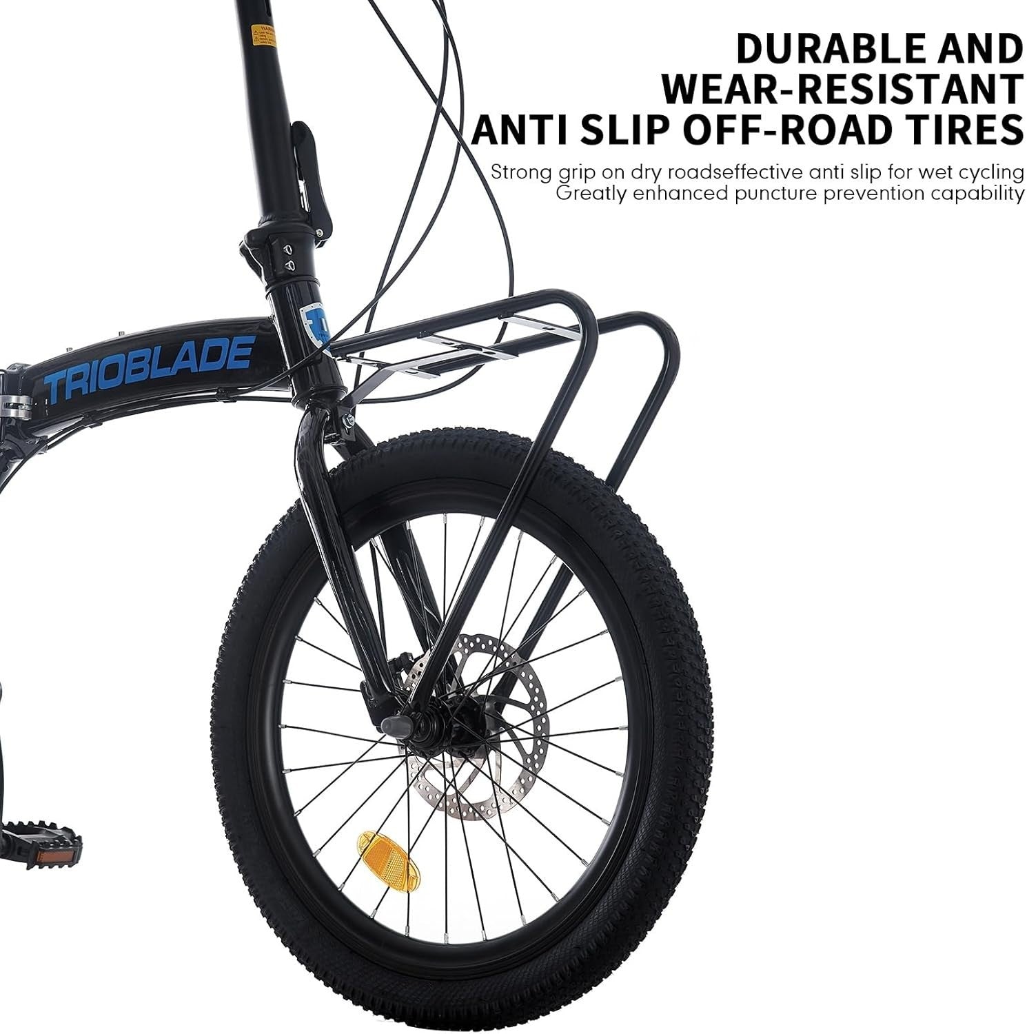 20” Folding Bike 7-Speed Shimano Drive Lightweight Aluminum Frame Commuter
