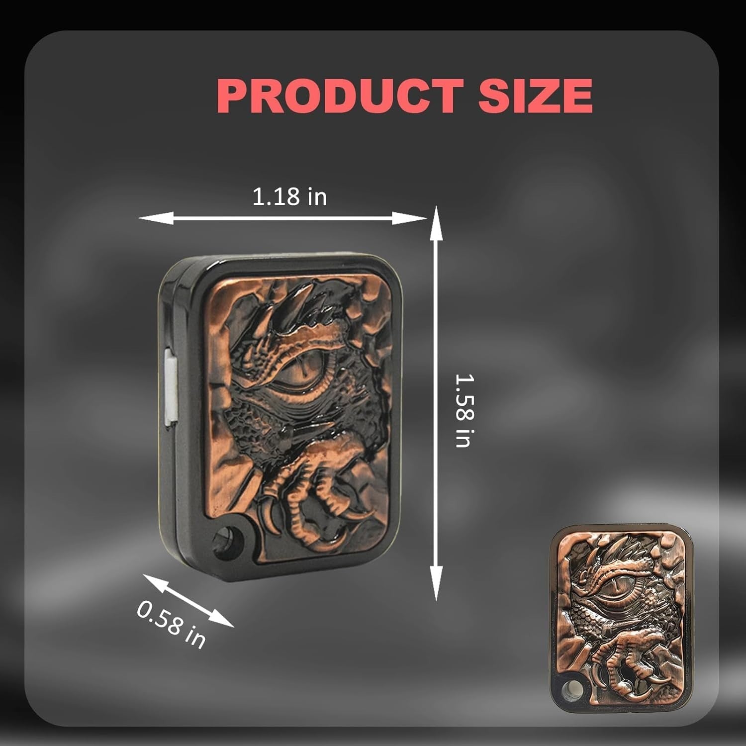 Copper Fidget Slider Metal EDC Stress Relief Executive Desk Toy
