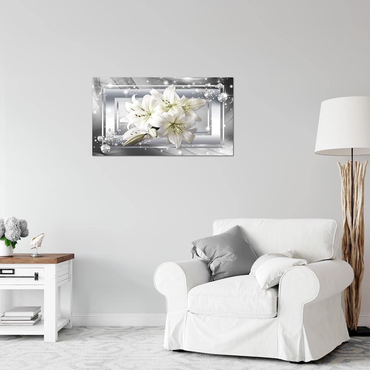 Lilies Flower Canvas Wall Art 70x40 cm Modern Home Decor