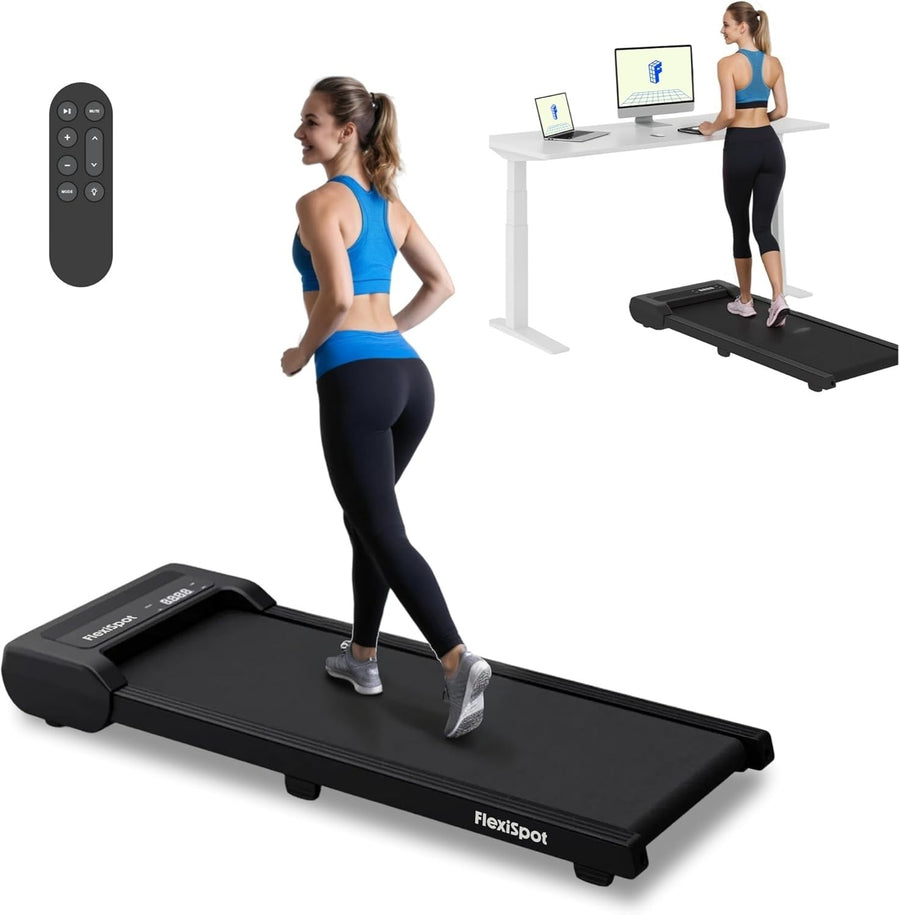 Compact Walking Treadmill for Home & Office | LED Display, Remote Control