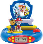 Kids Projector Alarm Clock Night Light Ceiling Time Display Blue