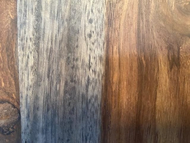Space Saving Nesting End Tables Solid Sheesham Wood Dark Stain Cube Set of 3