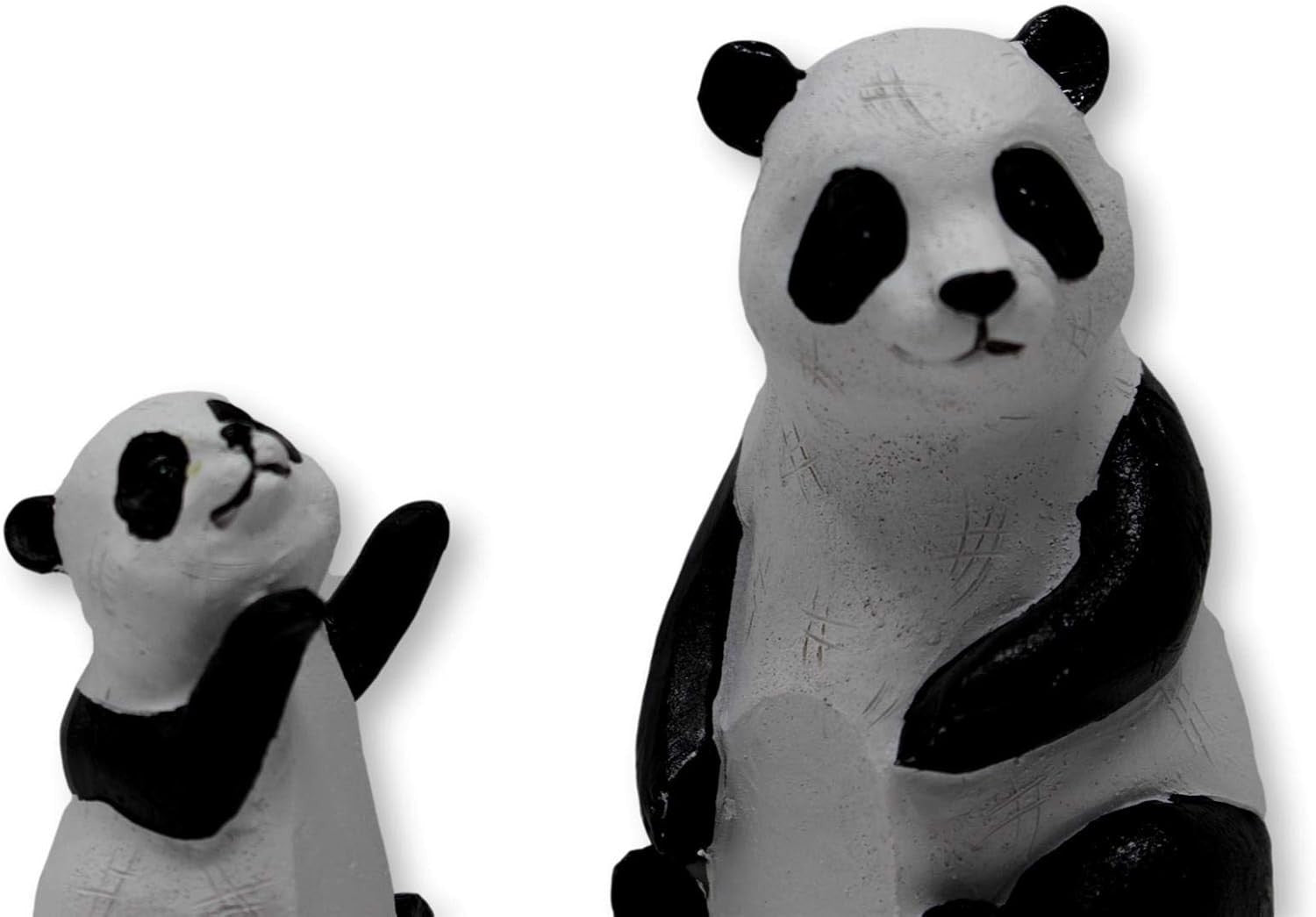 Mother & Baby Panda Ornament Indoor Outdoor Garden Decor Cute Animal Sculpture