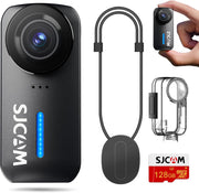 4K Mini Body Camera 170° Waterproof POV Action Cam 128GB Black