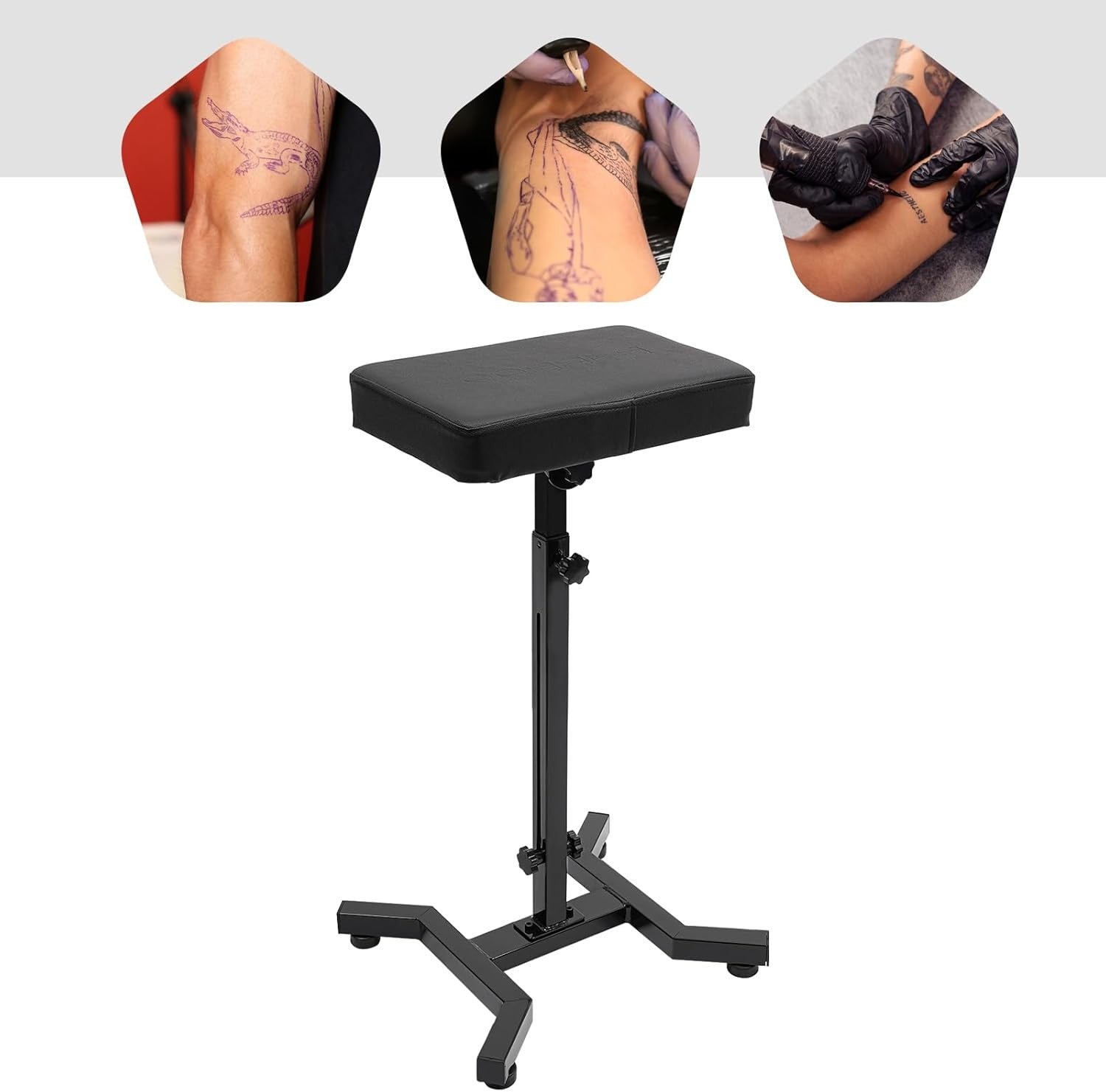 Tattoo Arm Rest Stand Adjustable Height Portable Padded Armrest Studio